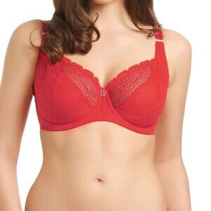 Freya Rio Red Balcony Bra US 32H